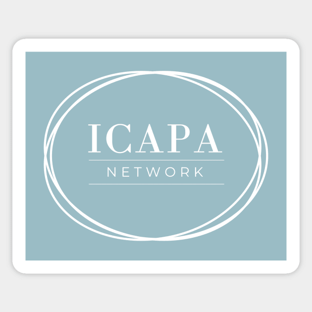 ICAPA Network Brand Logo Sticker by ICAPANetwork